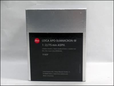 徕卡 Leica M 75/2 APO ASPH 6-BIT 42号段 带包装