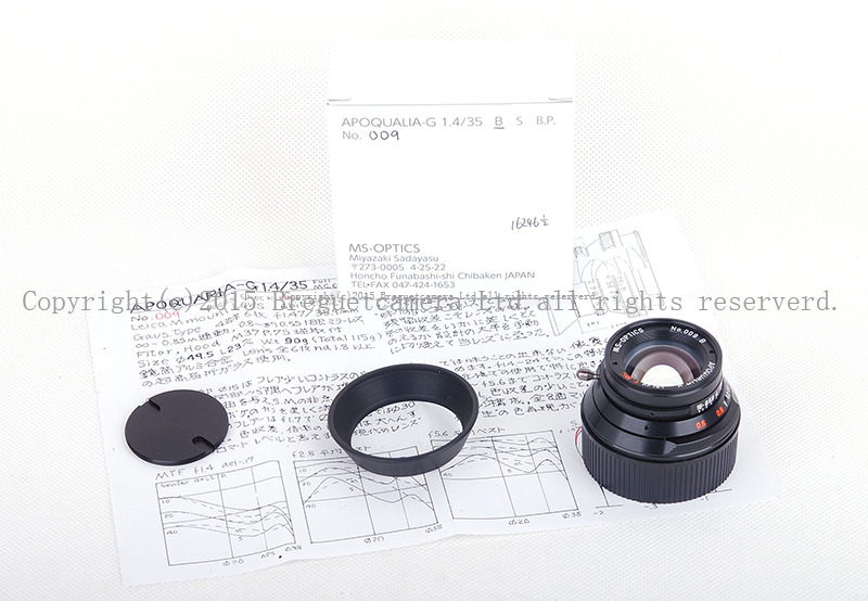 日本宫崎 35/1.4 APOQUARIA-G F. MC Leica M口 黑色超轻镜头#jp