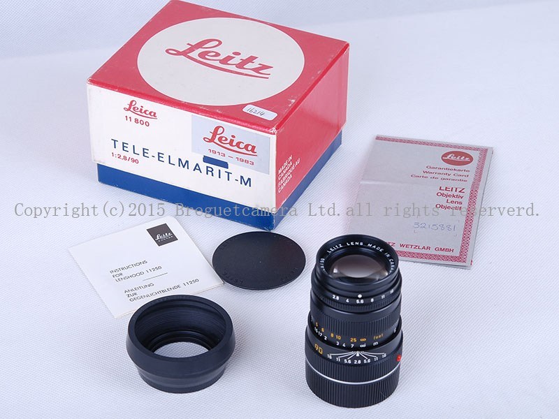 【全新70周年限量版】Leica/徕卡 ELMARIT-M 90/2.8 E46 #jp16214