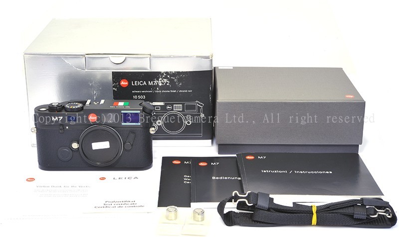 【特价美品】Leica/徕卡 M7 0.72 黑色 Test Camera itaiy，意大利国旗版