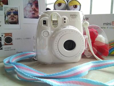拍立得mini8 白色 富士相机 9成新 送配件