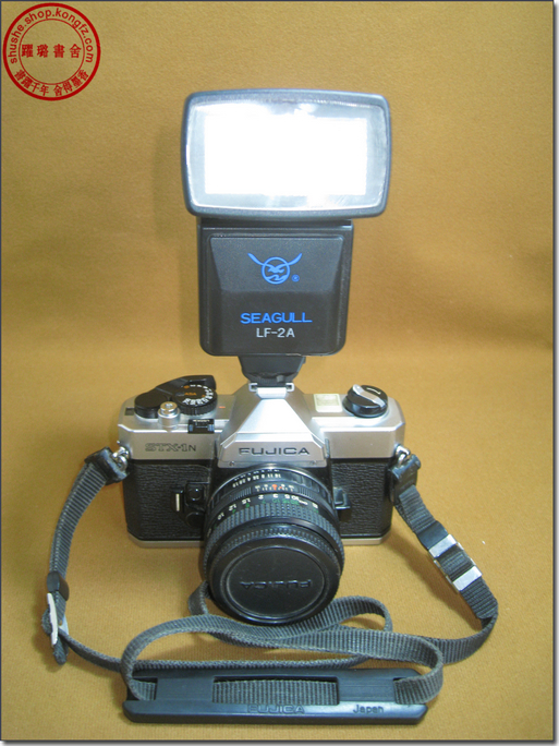 【富士FUJICA STX-1N照相机】，配件全，各项功能完好，近全新。