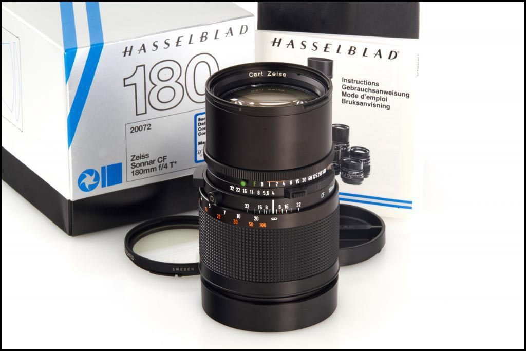 哈苏 Hasselblad180/4 CF 长焦镜头 新品展示品 带包装 UV