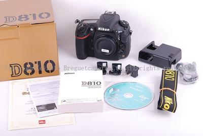 【美品快门7000次】Nikon/尼康 D810 3600万像素数码相机，带包装 