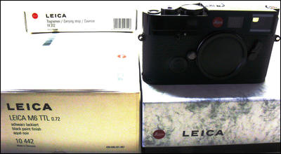 徕卡 Leica M6 TTL 0.72 + M 35/2 ASPH 千禧黑漆 同号套装 新品