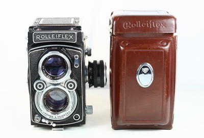 禄来 rolleiflex 2.8A 德产双反相机 120胶片 蔡司 天塞镜头