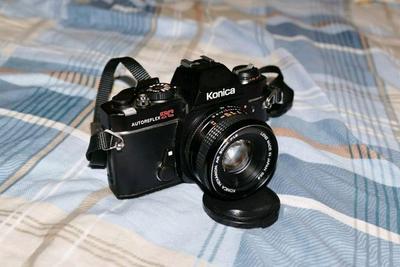 konica 柯尼卡TC胶卷单反相机带镜头50 1.8，成色新功能全复古