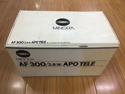 Minolta美能达 AF APO 300/2.8 远摄定焦,索尼MA口有铝箱.有滤镜