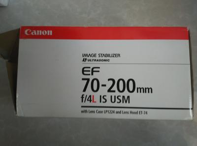 自用 佳能 EF 70-200mm f/4L IS USM(小小白IS)