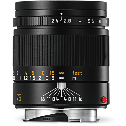Leica /徕卡 Summarit-M 75/2.4镜头 （黑色）#HK11682