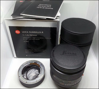 徕卡 Leica R 50/1.4 E60 ROM 银盒包装（尼康口，带原口）