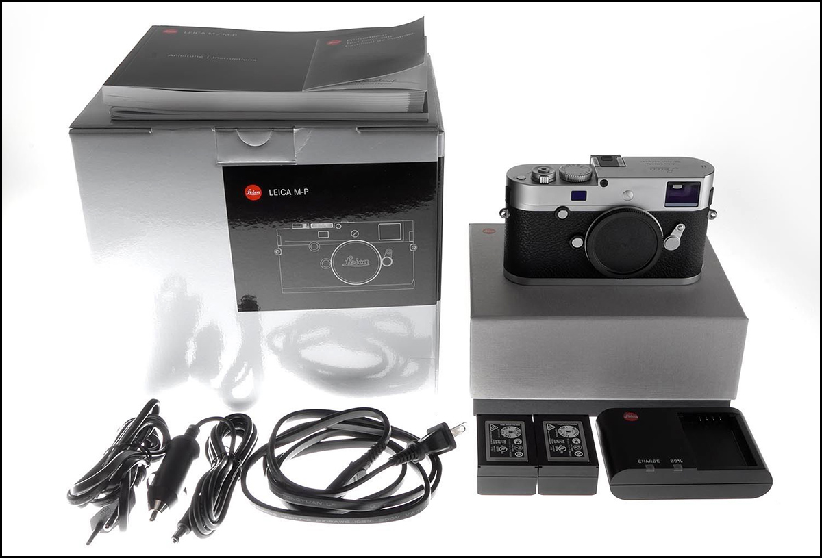 徕卡 Leica MP 240 M-P 数码旁轴 银色 带包装 两块电池
