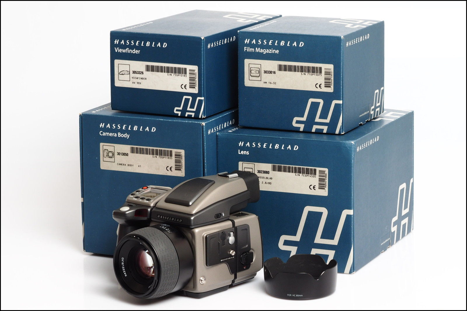 哈苏 Hasselblad H1 + 80/2.8 HC 套机 都带包装 快门仅2000