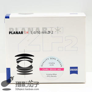98新 卡尔·蔡司 Planar T* 50mm f/1.4 ZF.2尼康卡口#8314 包装盒
