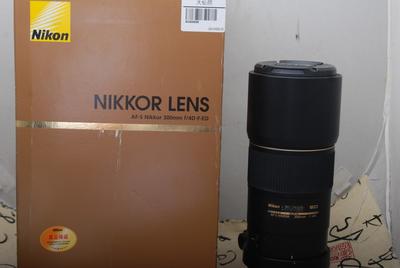 NIKON 300MM F4D 行货带包装#AG00090（欢迎议价，支持交换） 