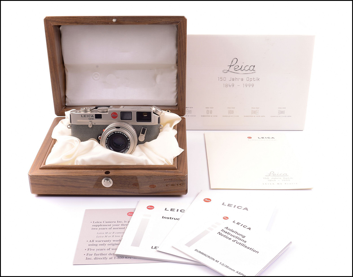 徕卡 Leica M6 白金版 带35/2A 极罕见！新同品 带包装