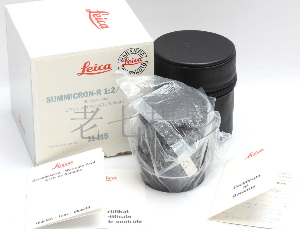  徕卡 Leica Summicron-R35/2 E55 347开头 完美带包装 L00642 