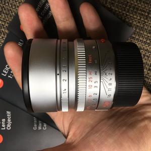 【出售自用】银色Leica Summilux-M 50 mm f/ 1.4 ASPH（99新）