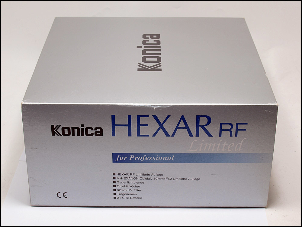 柯尼卡 Konica Hexar RF ＋ 50/1.2 限量版 展示品 带包装