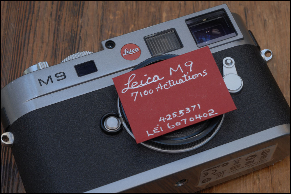 （全新无隐患CCD）徕卡 Leica M9 钢灰 带包装（快门7千） 