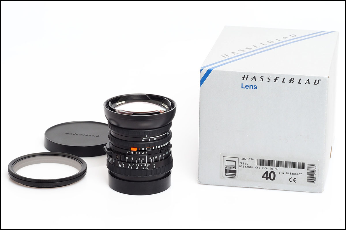 哈苏 Hasselblad 40/4 CFE FLE Distagon T* 广角镜头 带包装 UV