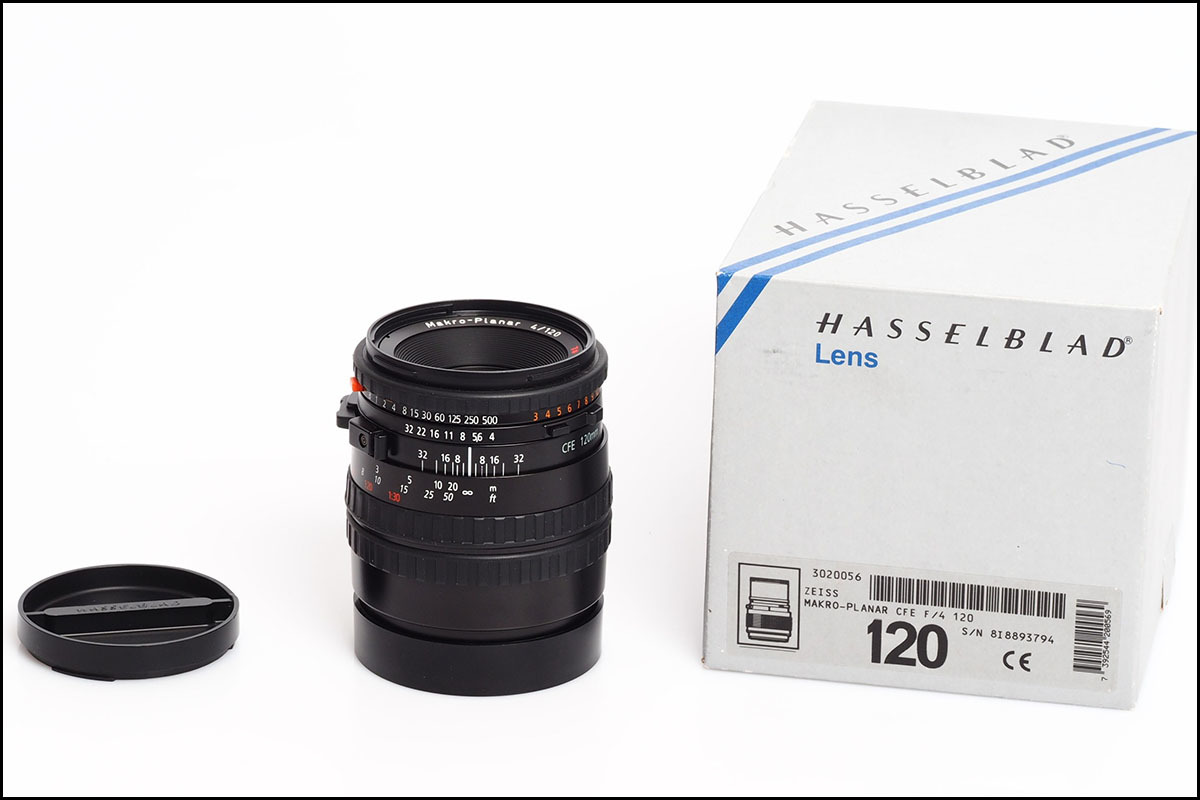 哈苏 Hasselblad 120/4 CFE 微距镜头 带电子触点 双蓝杠 带包装