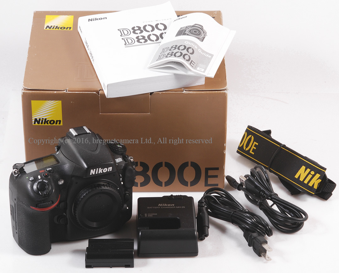 【美品】Nikon/尼康 D800E 3600万像素数码相机，带包装 #HK6755