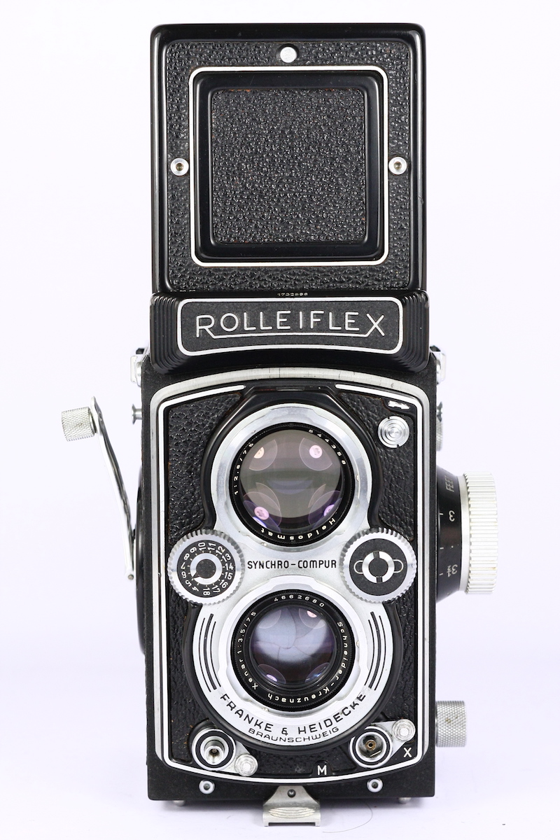 禄来双反 Rolleiflex MX K4B 德产120胶片相机 施耐德镜