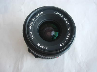 很新佳能FD28mmf2.8经典镜头，可转接各种数码相机