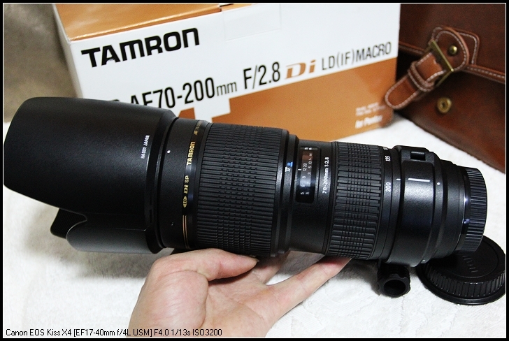 收腾龙 AF 70-200mm f/2.8 Di LD(IF)微距镜头（A001）佳能卡口