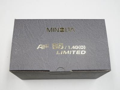美能达/Minolta AF 85 1.4 G(D) Limited GDL 全球限量700支