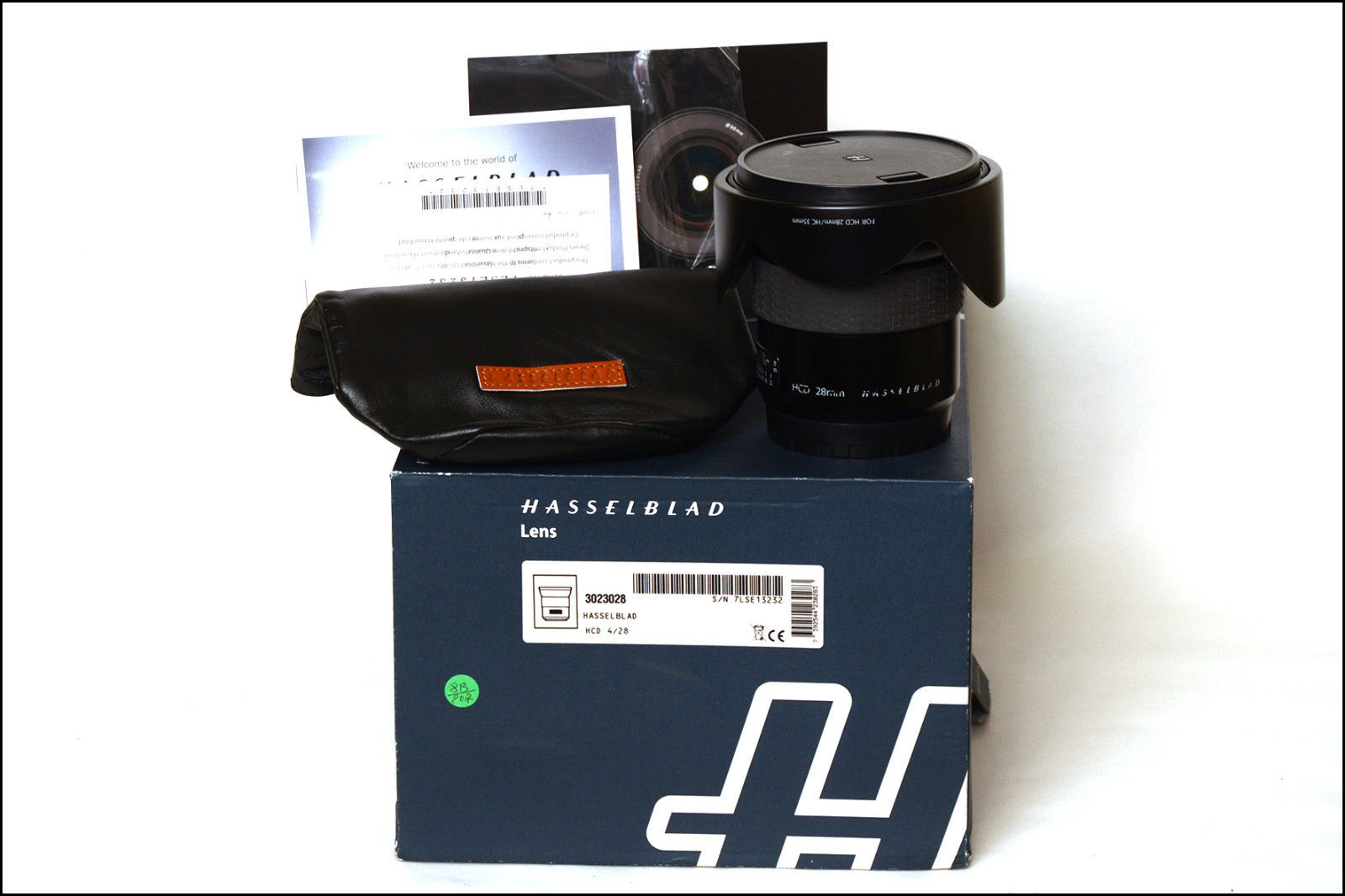 哈苏 Hasselblad 28/4 HCD 广角镜头 带包装 快门2500次 