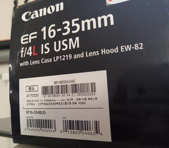 佳能 EF 16-35mm f/4L IS USM