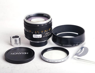 【美品】KONICA/柯尼卡 Hexanon 60/1.2 Leica L/M限量版#jp17904