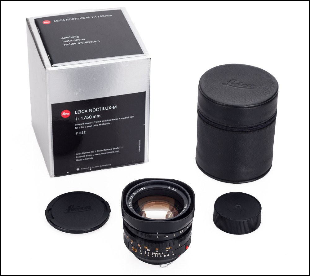 徕卡 Leica M 50/1.0 NOCTILUX-M 6-BIT 四代 39号段 银盒包装