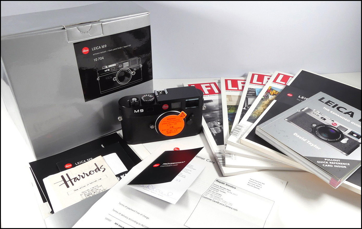 (全新无隐患CCD) 徕卡 Leica M9 黑漆 带包装 快门600次