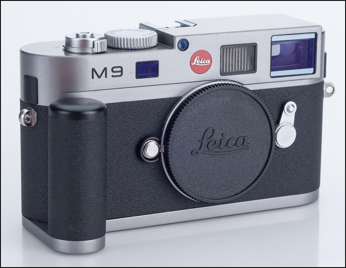 （全新无隐患CCD）徕卡 Leica M9 钢灰 带手柄（快门2万）