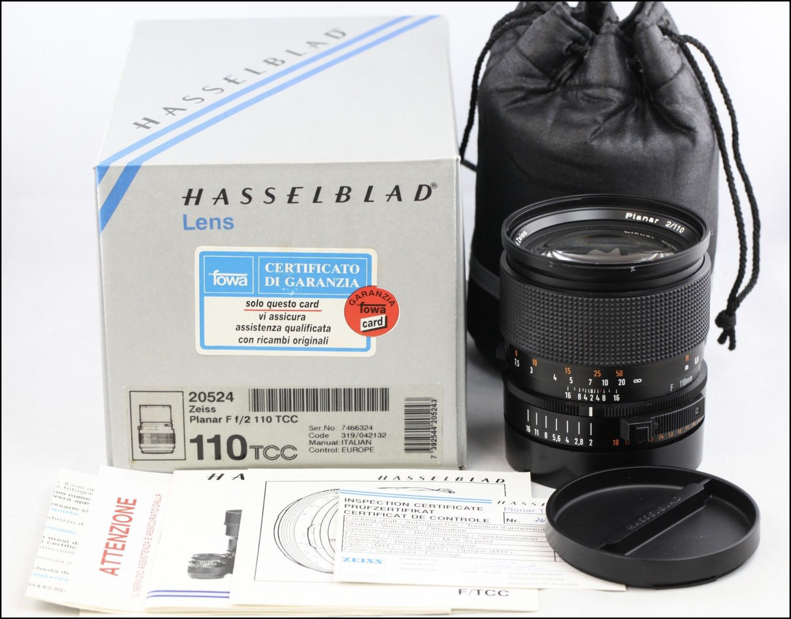哈苏 Hasselblad 110/2 FE T* 顶级人像镜头 带包装
