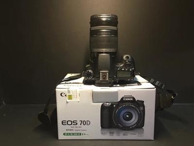 佳能 EOS70D专业单反相机全套包装原装配件在保修期 