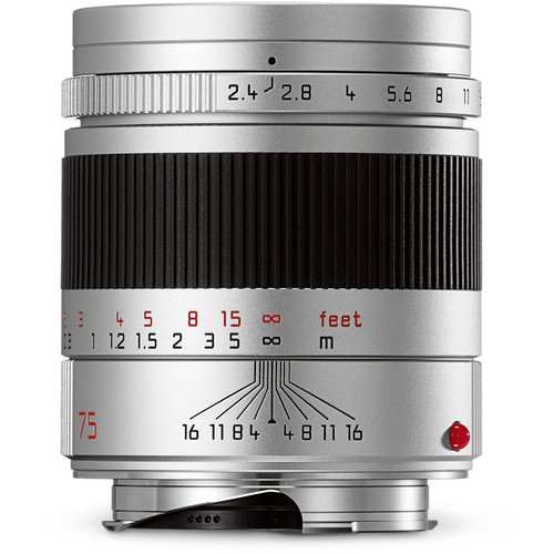 Leica /徕卡 Summarit-M 75/2.4镜头 （银色）#HK11683