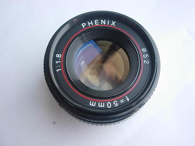 很新凤凰50mmf1.8金属制造镜头，PK卡口，可配各种胶片和数码相机