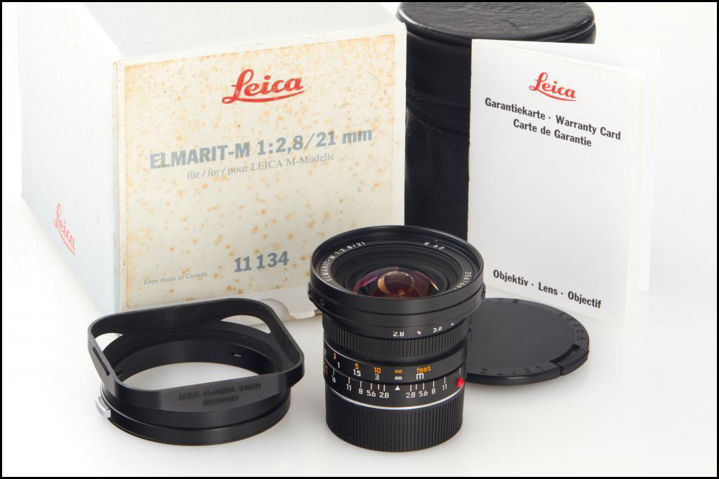 徕卡 Leica M 21/2.8 ELMARIT-M E60 后期 方字版 带白盒包装