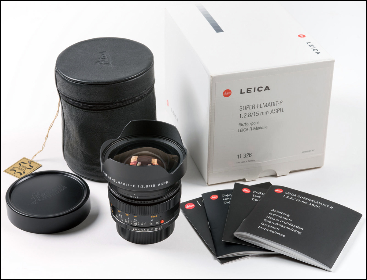 徕卡 Leica R 15/2.8 SUPER-ELMARIT-R ASPH ROM 带包装