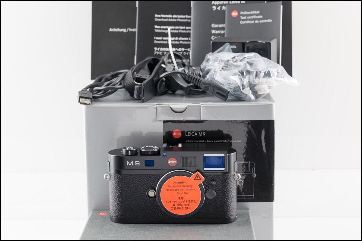 (全新无隐患CCD) 徕卡 Leica M9 黑漆 带包装 快门仅900次