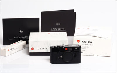 徕卡 Leica M6 TTL 0.72 黑漆 千禧套机 新同品 带包装(0716) 