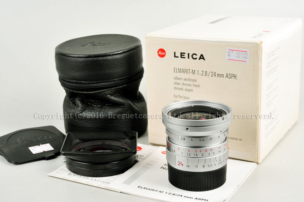 【收藏级美品】Leica/徕卡  elmarit-m 24/2.8 asph 银色 #32132 