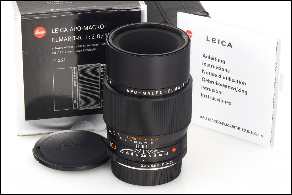 徕卡 Leica R 100/2.8 APO Macro ROM 39号段 银盒包装