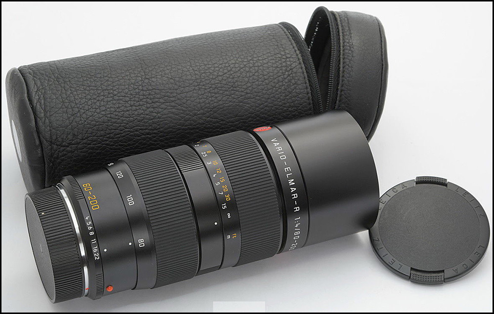 徕卡 Leica R 80-200/4 ROM 长焦镜 带皮套