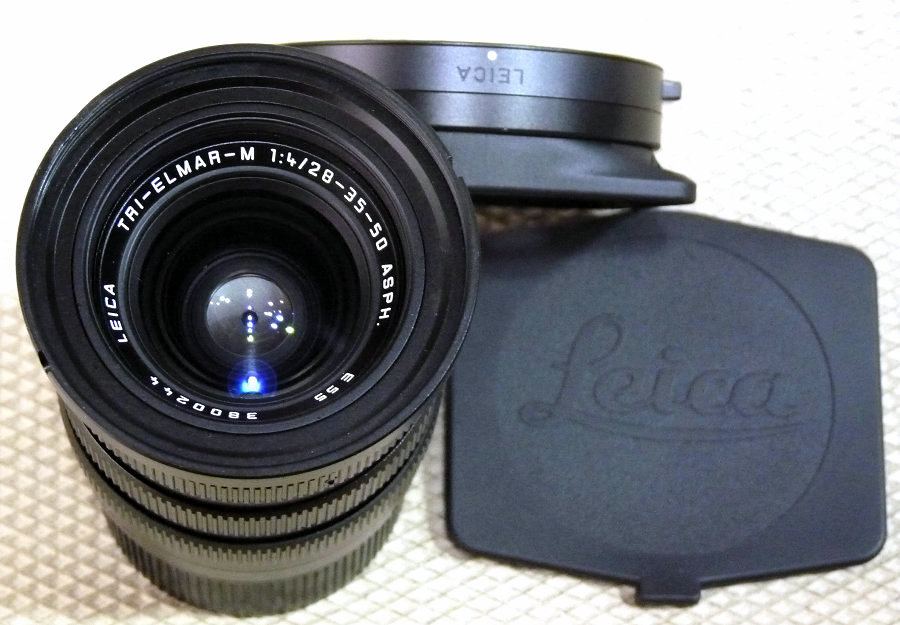 Leica/徕卡 TRI-ELMAR-M 28-35-50/4 三焦段镜头 带原厂遮光罩