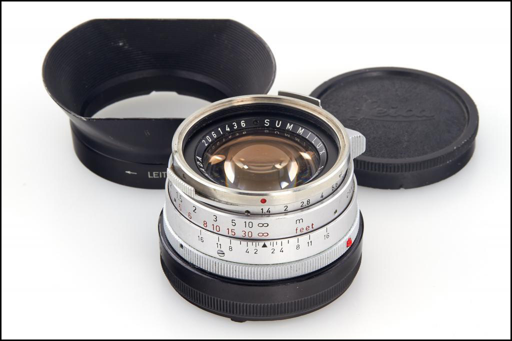 徕卡 Leica M 35/1.4 钢嘴 成色不错 带罩